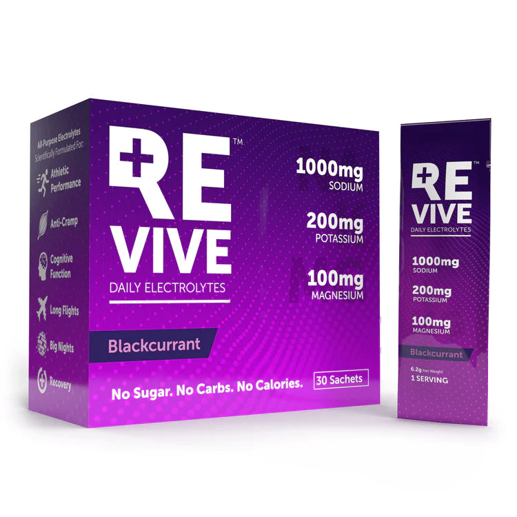 REVIVE Daily Electrolytes Sachet - Blackcurrant