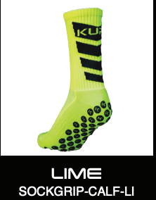 Kupe Active Grip Socks Calf Length Lime
